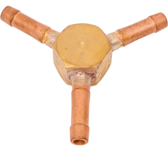 Изображение товара Тройник (6 мм; латунь) СваркаДжет 4301020600017