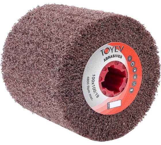 Изображение товара Валик нетканый шлифовальный SBM (100x100x19 мм; A-C) Toyev 004998