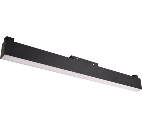 Изображение товара Трековый светодиодный магнитный светильник Wolta, 20Вт, 3000К, 48В, IP40, черный WMLY-20W/05B