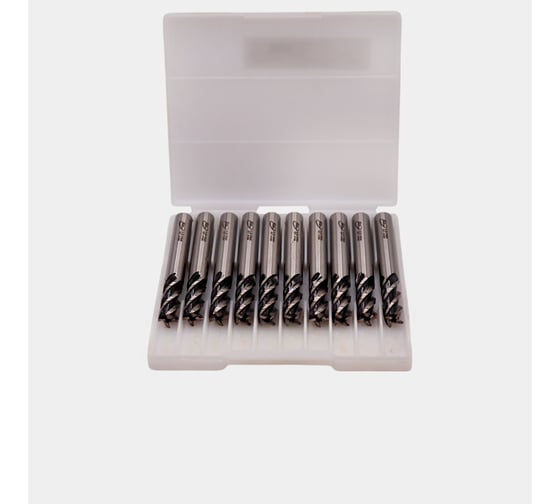 Изображение товара Фреза концевая цилиндрический хвостовик 8 мм, Z4, 10 шт РОСИНСТРУМЕНТ 47484UP