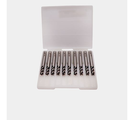 Изображение товара Фреза концевая цилиндрический хвостовик 6 мм, Z4, 10 шт РОСИНСТРУМЕНТ 47464UP