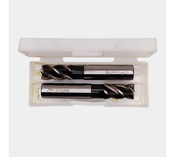 Изображение товара Фреза концевая цилиндрический хвостовик 14 мм, Z4, 2 шт РОСИНСТРУМЕНТ 474144UP