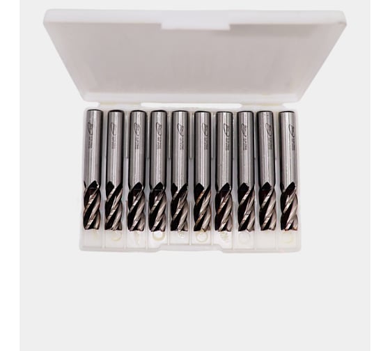 Изображение товара Фреза концевая цилиндрический хвостовик 12 мм, Z4, 10 шт РОСИНСТРУМЕНТ 474124UP