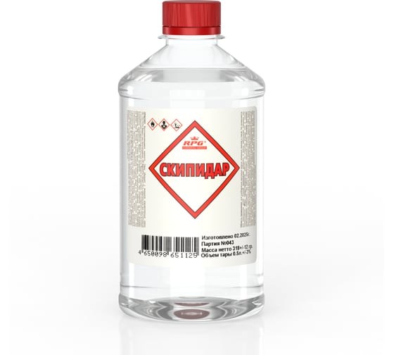Изображение товара Скипидар RPG ПЭТ 0,5 л. 4650098651125