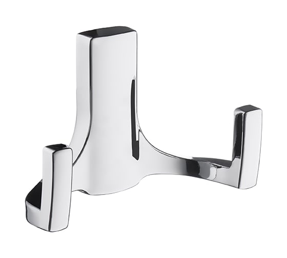 Изображение товара Двухрожковый мебельный крючок Kerron хром KR-0330