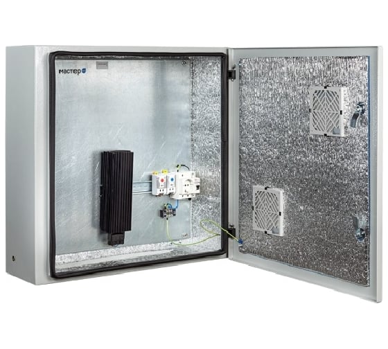 Изображение товара Климатический навесной шкаф MASTERMANN Мастер-4УТПВ-П с пассивной вентиляцией 600х600х210 мм IP 54 00-00002269