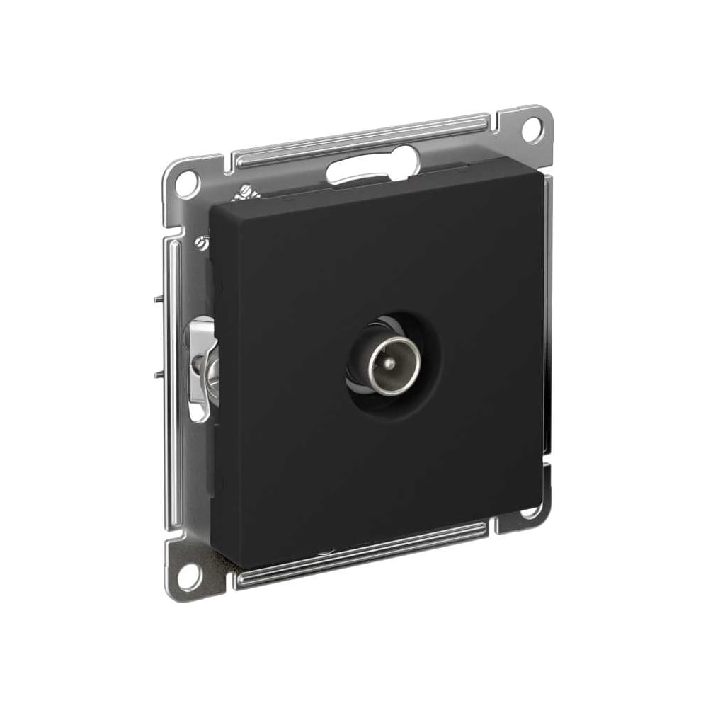 Изображение товара Одиночная антенная розетка Schneider Electric AtlasDesign карбон