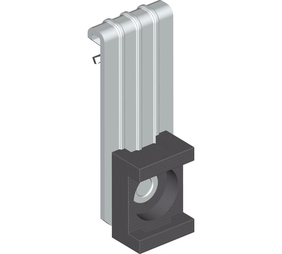 Изображение товара Вертикальный балочный зажим УМС 1-5 мм под нейлоновую стяжку 25 шт. VBZ-1-5-S