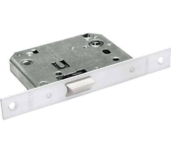 Изображение товара Бесшумная сантехническая защелка MORELLI 2070P W, цвет - белый 9012832