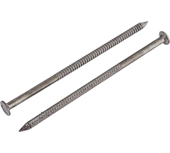 Изображение товара Ершеные гвозди STEELFIX 3,4х90 с плоской головкой, без покрытия 147шт А-00361