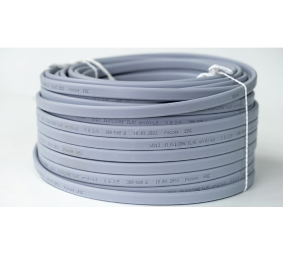 Изображение товара Кабель LAPP FLEXICORE FLAT RU нг(А)-LS 3G2,5 50м 3120000190