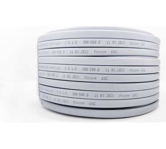 Изображение товара Кабель LAPP FLEXICORE FLAT RU нг(А)-LS 3G1,5 100м 3120000185