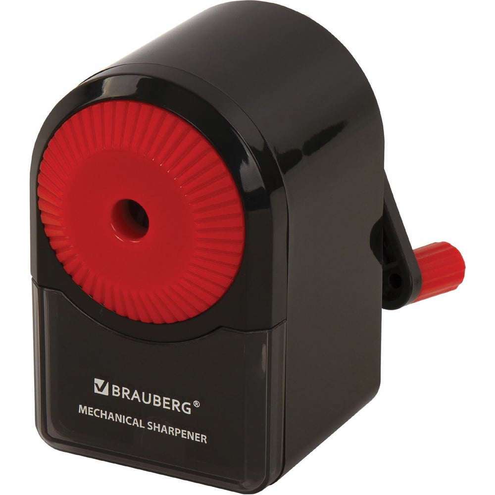 Изображение товара Механическая точилка BRAUBERG ULTRA для карандашей черных и цветных