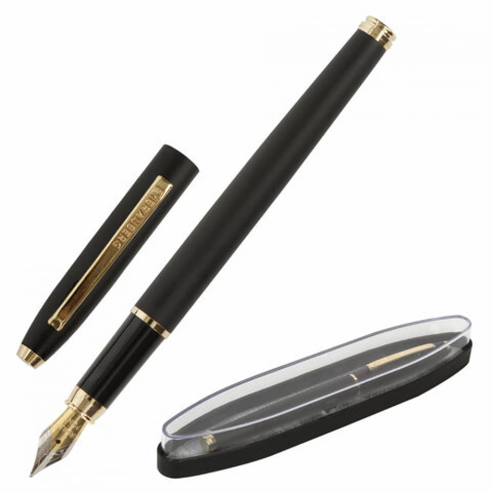 Подарочная перьевая ручка BRAUBERG ручка перьевая перламутр с закрытым пером микс