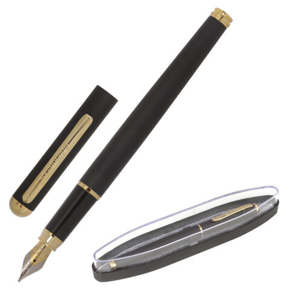 Подарочная перьевая ручка BRAUBERG ручка перьевая перламутр с закрытым пером микс
