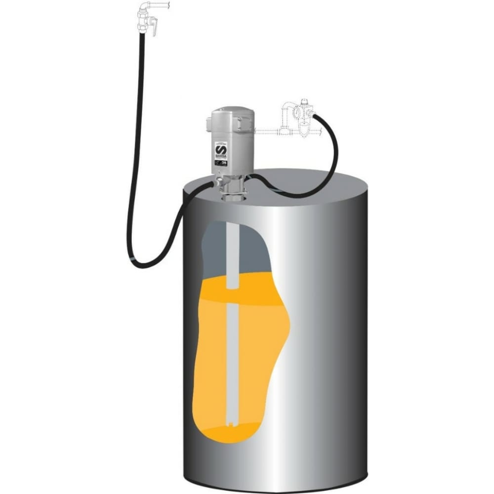 Пневматический комплект для масла для бочек SAMOA насос для раздачи трансмиссионного масла для бочек 20 л samoa