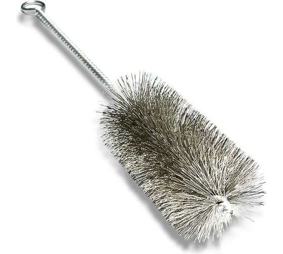 Изображение товара Щетка ерш IBZ, 300х100 мм, диаметр 50 мм, нержавеющая гофрированная проволока ROF 0.30 мм, Lessmann 542520