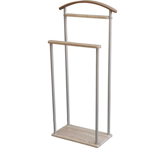 Изображение товара Костюмная вешалка Мебелик Верис 4 металлик/дуб сонома 4862