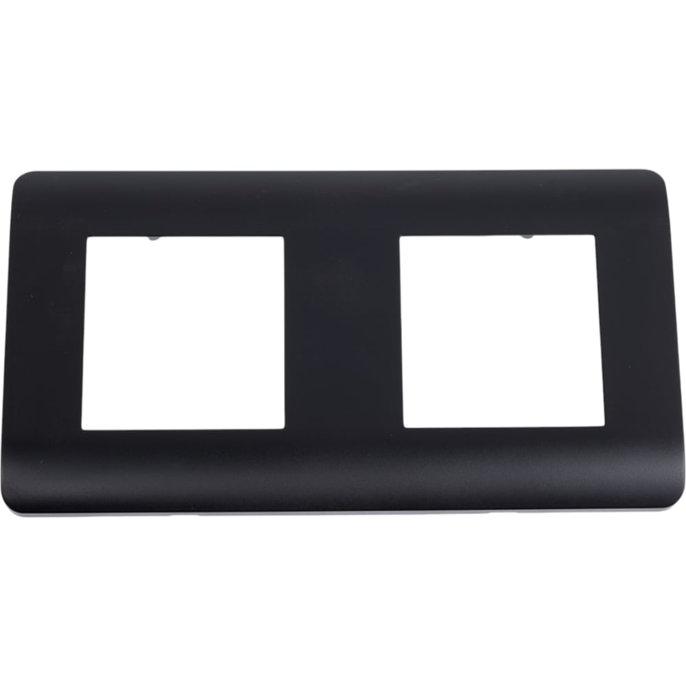 Изображение товара Рамка 2-м CHINT NEW3-E универсальная черная для электроустановок