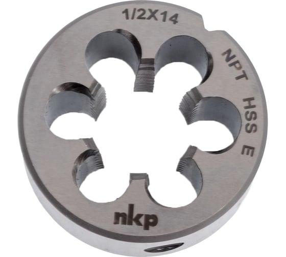 Изображение товара Коническая плашка NKP NPT 1/2-14 DINEN24230 HSSE 60 45x18мм 121001-N1-4631