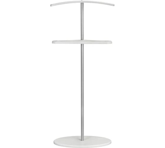 Изображение товара Костюмная вешалка Мебелик Дэви 3 металлик/белый 6388