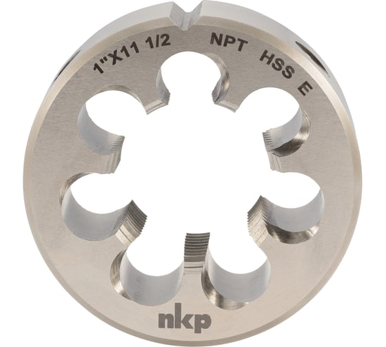 Изображение товара Коническая плашка NKP NPT 1,0-11,5 DINEN24230 HSSE 60 65x25мм 121001-N1-4639