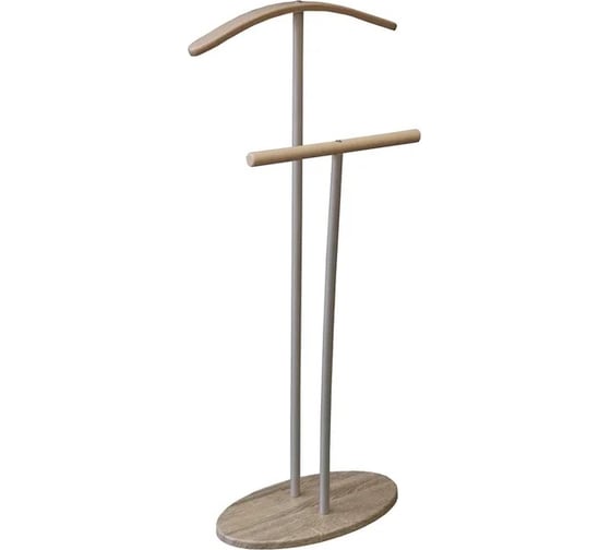 Изображение товара Костюмная вешалка Мебелик Дэви 2 металлик/дуб сонома 4919