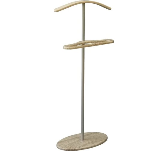 Изображение товара Костюмная вешалка Мебелик Дэви 3 металлик/дуб сонома 4854