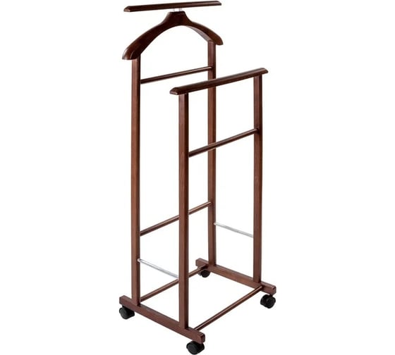 Изображение товара Костюмная вешалка Мебелик В 22Н на колесах средне-коричневый 2234