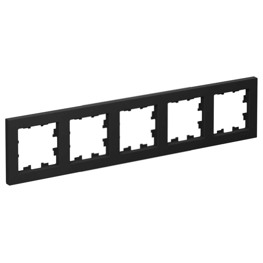 Изображение товара 5-местная рамка Systeme Electric AtlasDesign Карбон ATN001005