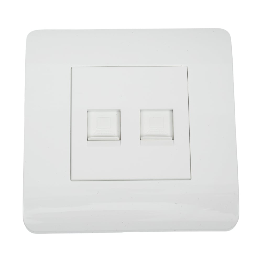 Изображение товара Розетка компьютерная 2-м CHINT NEW3-E RJ45 белый 431553