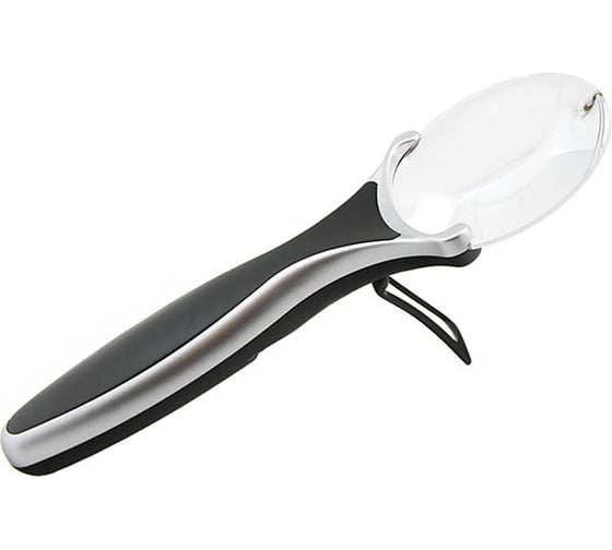 Изображение товара Лупа Veber 789-75 диаметр 75 мм, 3х, с LED подсветкой, в футляре 22672