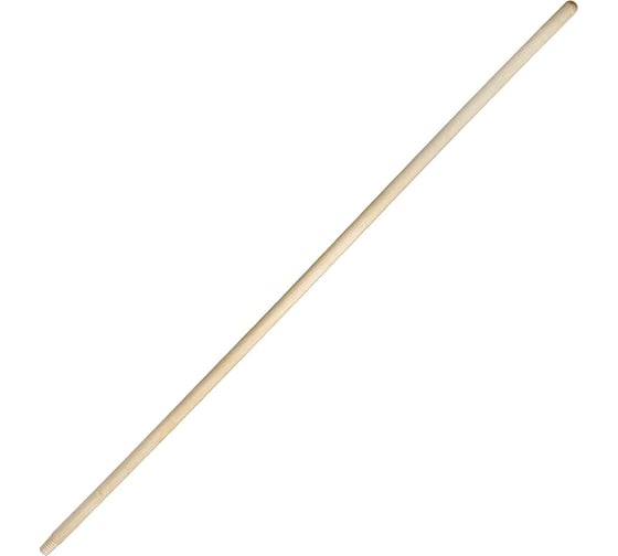 Изображение товара Черенок деревянный с резьбой (25 мм; 120 см) для щетки ЛЕТО 4064