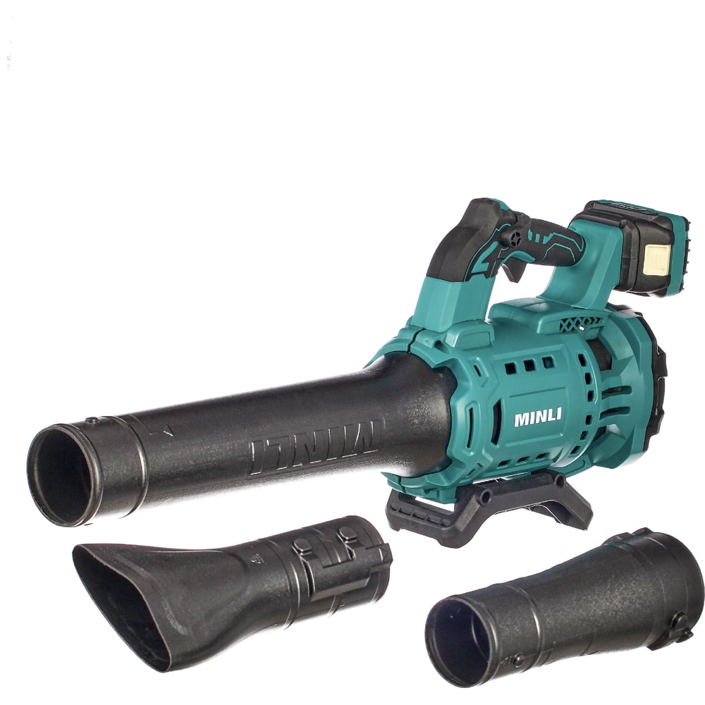 Изображение товара Аккумуляторный садовый воздуходув MINLI Li-ion 18Vx2 DC402B-4.0A