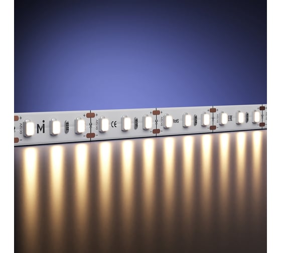 Изображение товара Светодиодная лента MAYTONI Ultra 12В 2835 9,6Вт/м 3000К 5м IP 20 201031