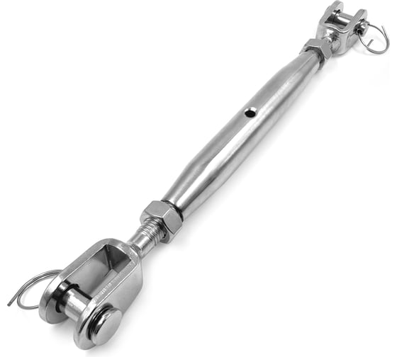 Изображение товара Талреп нержавеющий KREPFIELD М6 ART 8245, А4, вилка-вилка, закрытый, 1 шт. 8245А4ТАЛРЕП6ММ-1