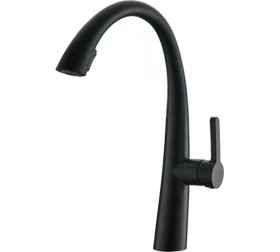 Изображение товара Смеситель для кухни Профсан ПСМ нержавеющая сталь AISI-304, с выдвижной лейкой, тип См-МОЦБИвА PSM-301-9