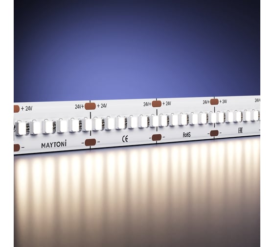 Изображение товара Светодиодная лента MAYTONI Ultra 24В 2216 21,5Вт/м 4000К 5м IP 20 201064