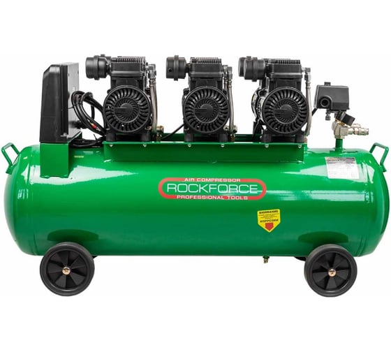 Изображение товара Компрессор поршневой с прямым приводом Rockforce 6 цилиндров, безмасляный RF-TB265-100 OIL FREE(59218)