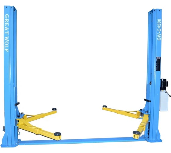 Изображение товара Подъемник двухстоечный Great Wolf 4500кг, электрогидравлический 4.5т GW-C4500 220
