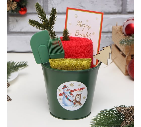 Изображение товара Подарочный набор Доляна Снеговик 9908839