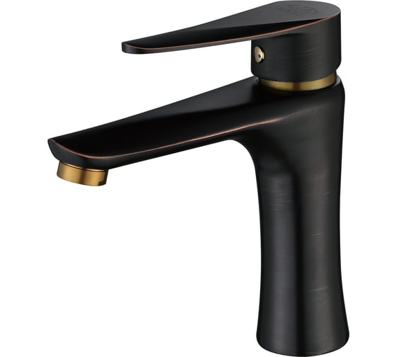 Изображение товара Смеситель для раковины Профсан ПСМ нержавеющая сталь AISI-304, тип См-УмОЦБА, черный-бронза PSM-301-5