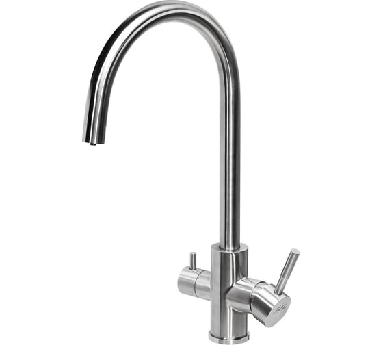 Изображение товара Смеситель для кухни Профсан ПСМ нержавеющая сталь AISI-304, с подключением фильтра, тип См-МОЦБА PSM-300-11