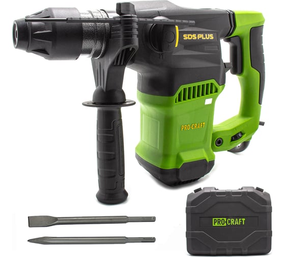 Изображение товара Перфоратор PROCRAFT 1500 Вт, 6,0 Дж, 0-4250 уд/мин, SDS+ BH2250