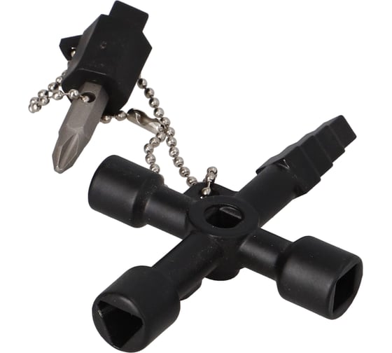 Изображение товара Ключ для электрошкафов FASTER TOOLS КЭШ-8 с битой PH2/SL7 FT323-03