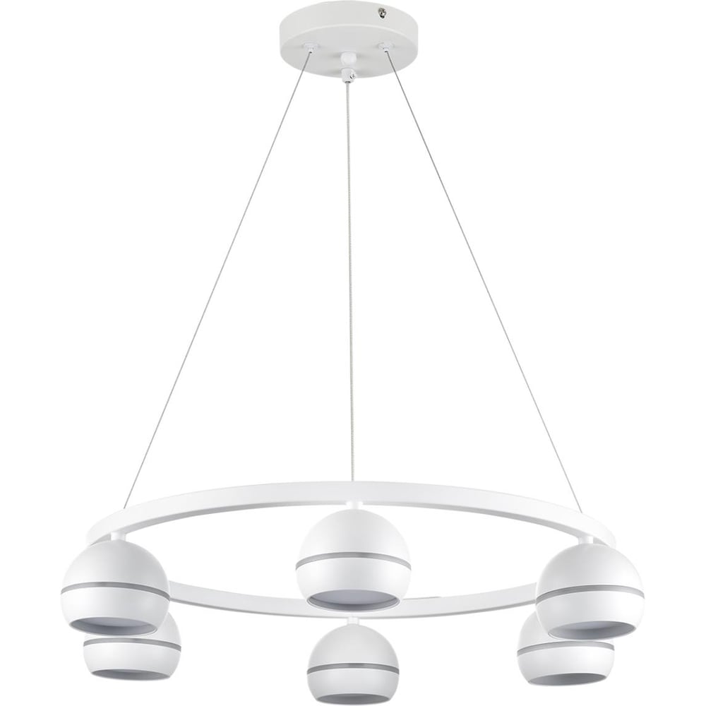 Изображение товара Подвесной светильник LUMION GX53 6*7W LUAZANA 8254/ модерн стиль белый диаметр 54 см