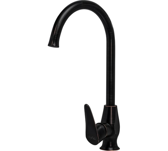 Изображение товара Смеситель для кухни Профсан ПСМ нержавеющая сталь AISI-304, тип См-МОЦБА, черный-бронза PSM-301-3