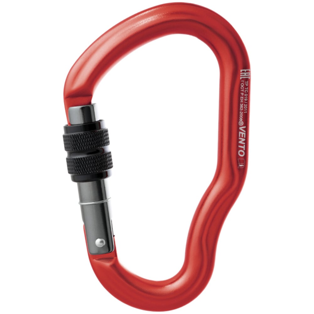 Изображение товара Карабин VENTO Гусь с резьбовой муфтой Красный