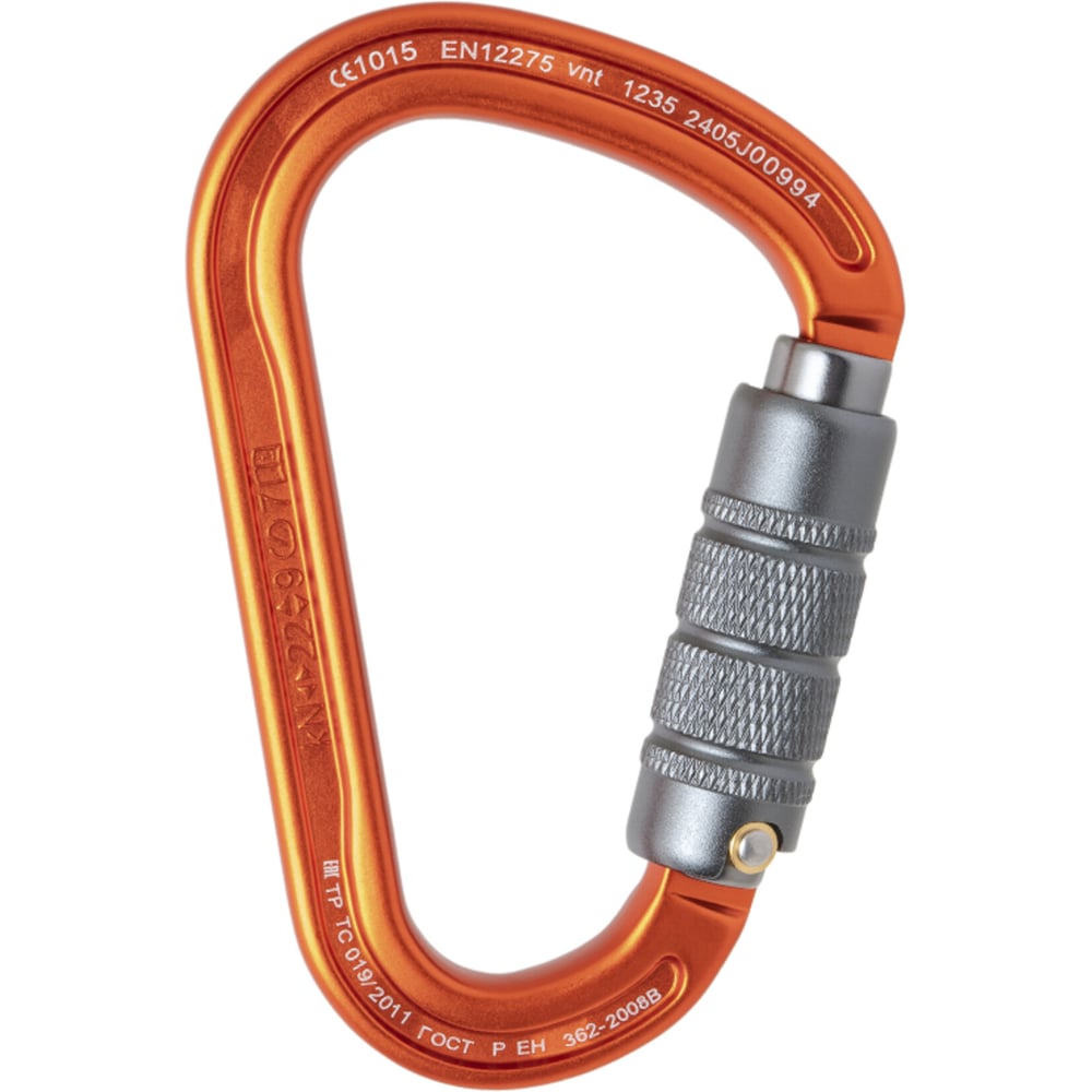 Изображение товара Карабин VENTO Titanium с байонетной муфтой triple-lock оранжевый 112мм