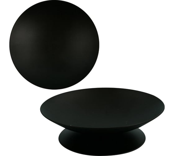 Изображение товара Подсвечник МУЛЬТИДОМ Кувшинка черный, 5,5(8)х2,5 см DA5-322